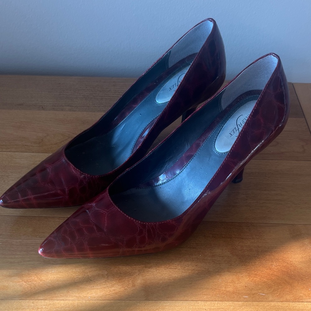Alfani Burgundy Heels